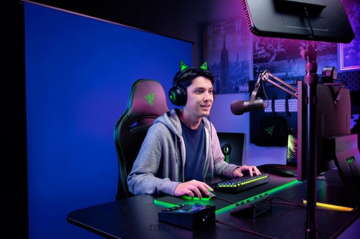 Razer Rückbildschirm Inhaltserstellung Blau 46PD114