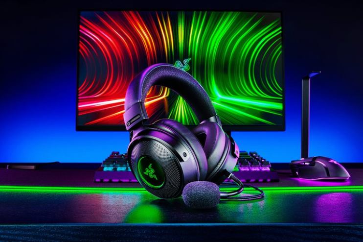 Razer Kraken v3 Hypersense Gaming-Audio eine Farbe 46PD95