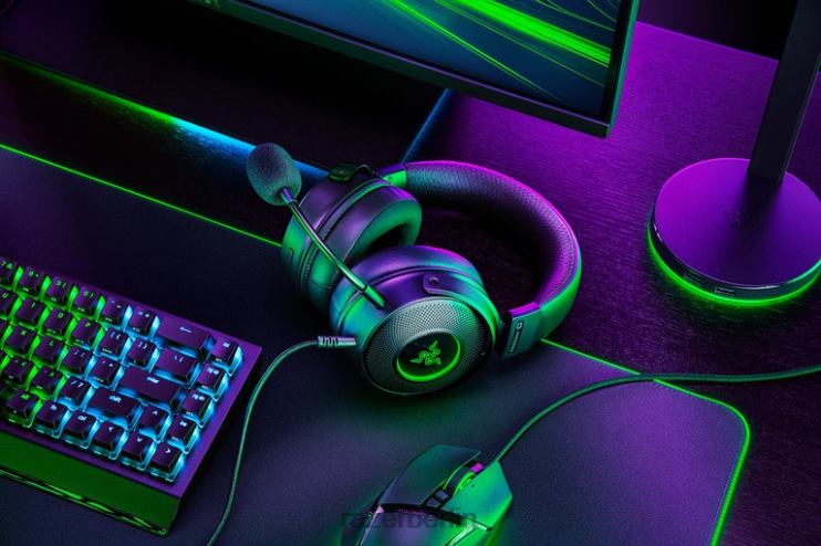 Razer Kraken v3 Hypersense Gaming-Audio eine Farbe 46PD95