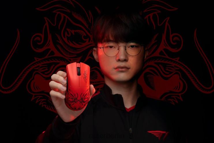 Razer Deathadder v3 Pro Faker Edition Mäuse eine Farbe 46PD37