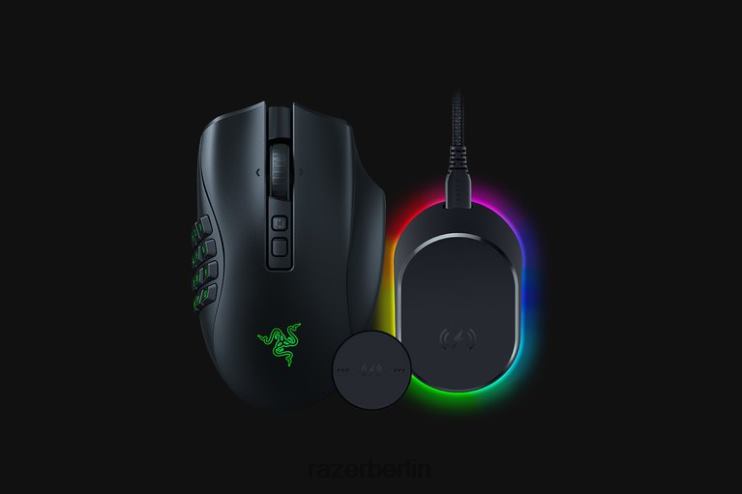 Razer Naga v2 Pro + Mausdock Pro Bundle Mäuse eine Farbe 46PD44