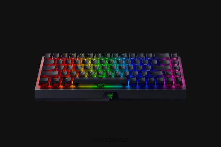 Razer Blackwidow v3 Mini Hyperspeed – Phantom Edition – gelber Schalter – US Tastatur Schwarz 46PD64