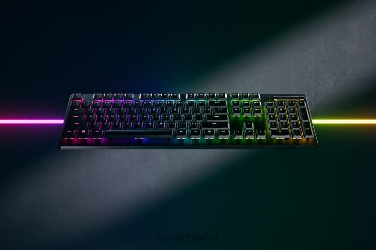 Razer Deathstalker v2 pro – linearer optischer Schalter – uns Tastatur Schwarz 46PD65
