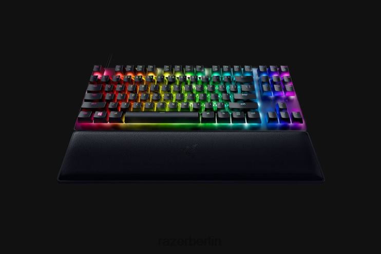 Razer Huntsman v2 tenkeyless – klickender optischer Schalter – uns Tastatur Schwarz 46PD71