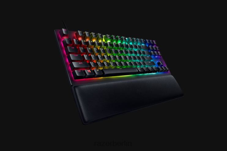 Razer Huntsman v2 tenkeyless – klickender optischer Schalter – uns Tastatur Schwarz 46PD71