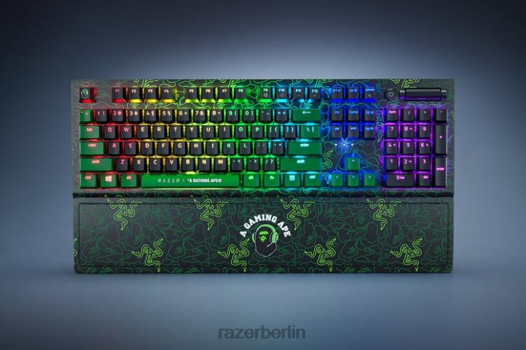Razer X *A Bathing Ape blackwidow v3 – grüner Schalter – uns Tastatur Grün 46PD60