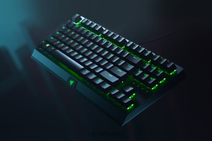 Razer blackwidow v3 tenkeyless – gelber Schalter – uns Tastatur Schwarz 46PD62