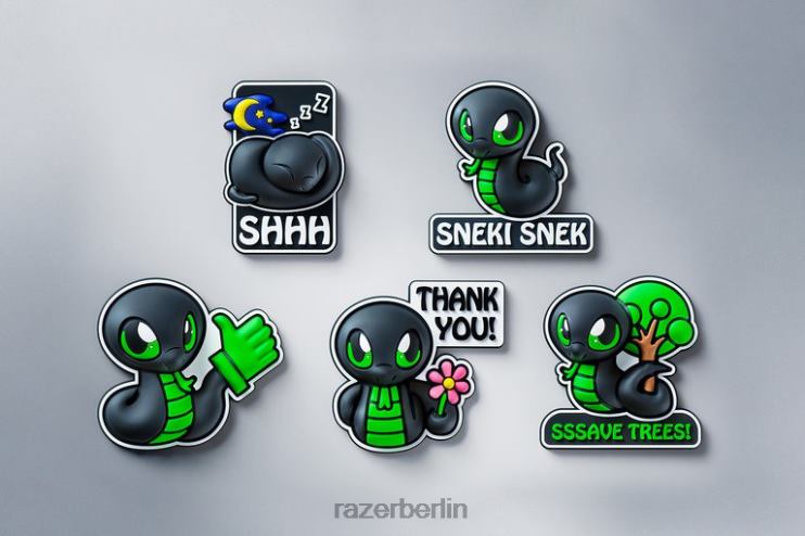 Razer Sneki Snek Kühlschrankmagnet – sssave Bäume Gang eine Farbe 46PD207
