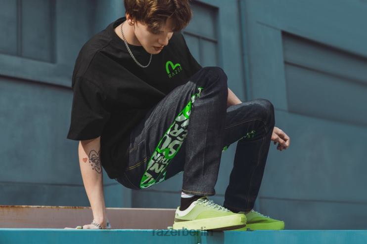 Razer Evisu Daicock-Print mit Stickerei, Carrot-Fit-Jeans #2017 Bekleidung eine Farbe 46PD192