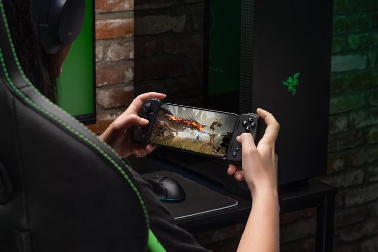 Razer Kishi v2 für iPhone Handy, Mobiltelefon eine Farbe 46PD181